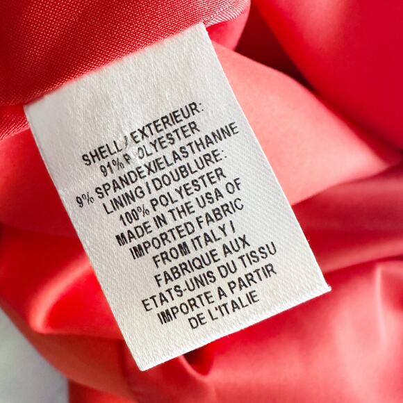 Milly Off-Shoulder Red-Orange Midi Dress - Picture 11 of 16